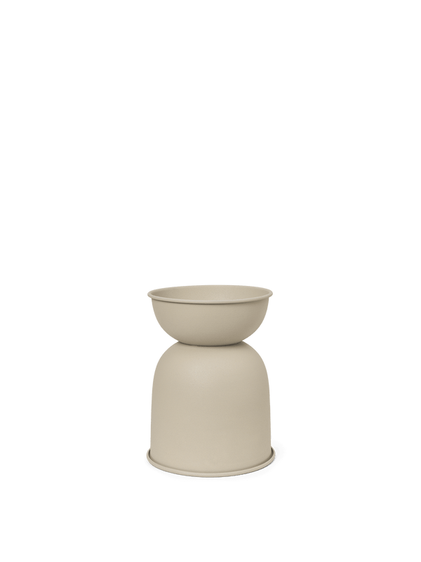 ferm LIVING Hourglass Pot Extra Small – Cashmere
