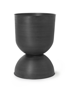 ferm LIVING Hourglass Pot Large – Black
