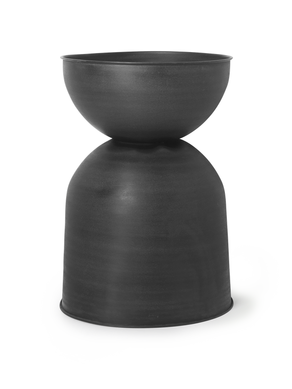 ferm LIVING Hourglass Pot Large – Black