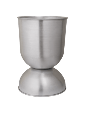 ferm LIVING Hourglass Pot Large – Aluminium