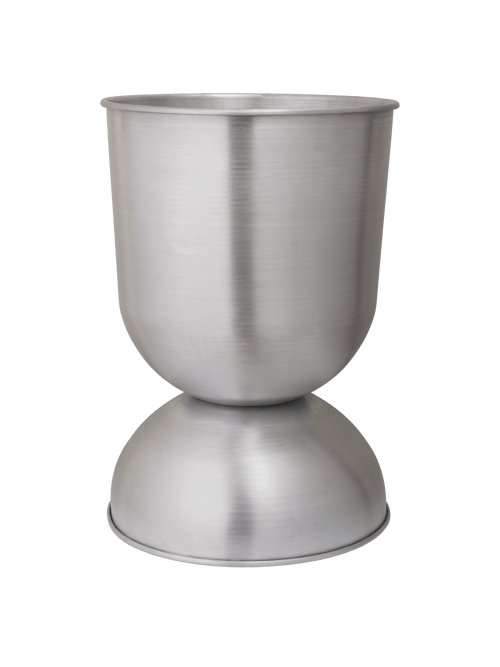 ferm LIVING Hourglass Pot Large – Aluminium