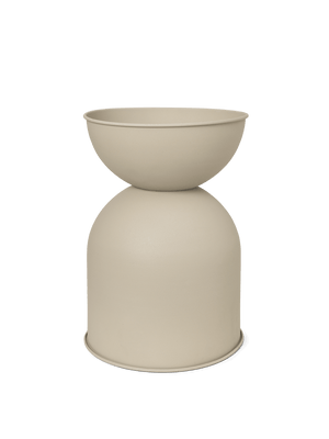 ferm LIVING Hourglass Pot Medium – Cashmere