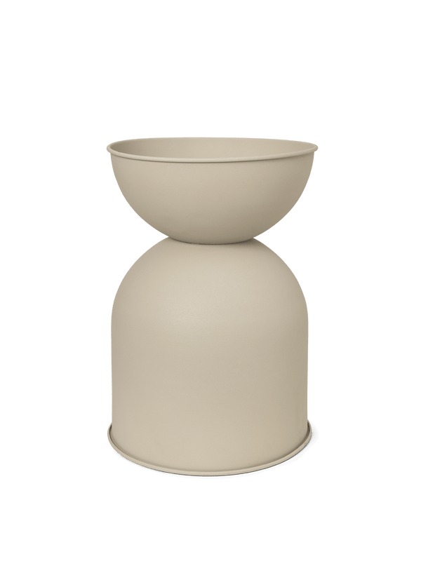 ferm LIVING Hourglass Pot Medium – Cashmere