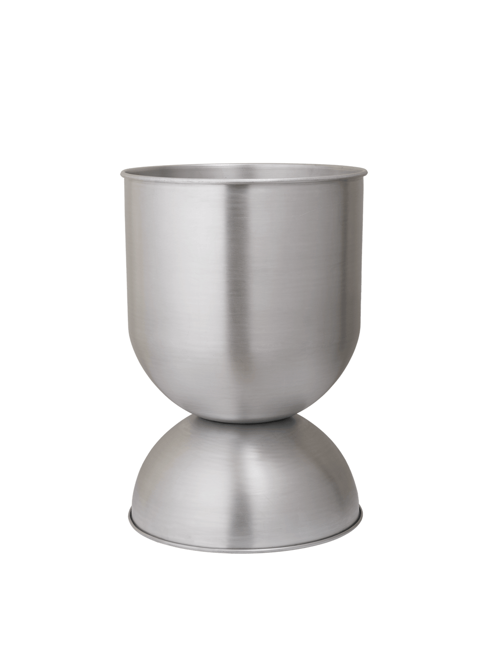 ferm LIVING Hourglass Pot Medium – Aluminium
