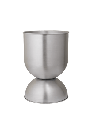 ferm LIVING Hourglass Pot Medium – Aluminium