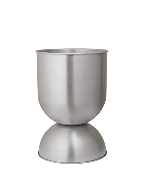 ferm LIVING Hourglass Pot Medium – Aluminium