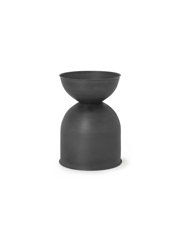ferm LIVING Hourglass Pot Small – Black