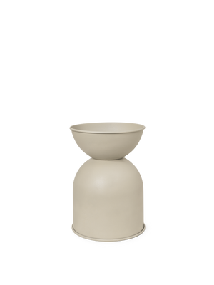 ferm LIVING Hourglass Pot Small – Cashmere