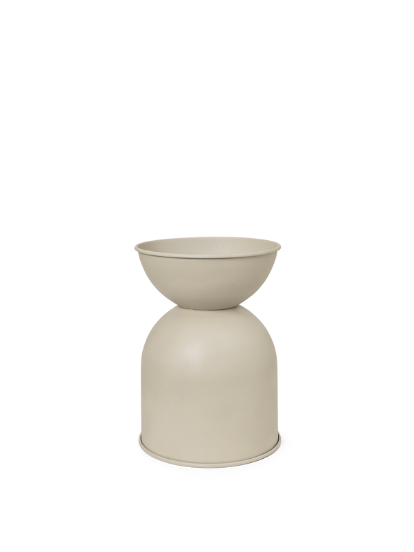ferm LIVING Hourglass Pot Small – Cashmere