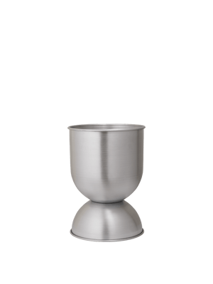 ferm LIVING Hourglass Pot Small – Aluminium