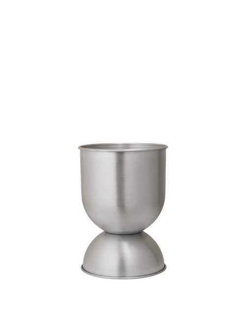 ferm LIVING Hourglass Pot Small – Aluminium