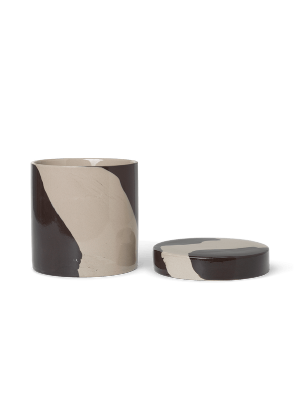 ferm LIVING Inlay Container Large – Sand / Brown