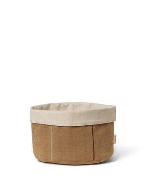 ferm LIVING Ito Kitchen Basket Round – Natural / Straw