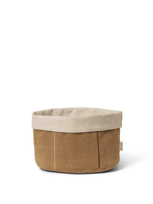 ferm LIVING Ito Kitchen Basket Round – Natural / Straw