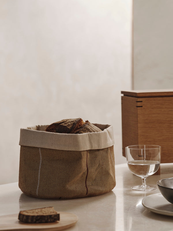 ferm LIVING Ito Kitchen Basket Round – Natural / Straw