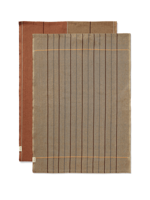 ferm LIVING Ito Tea Towel – Set of 2 – Hazel / Oat