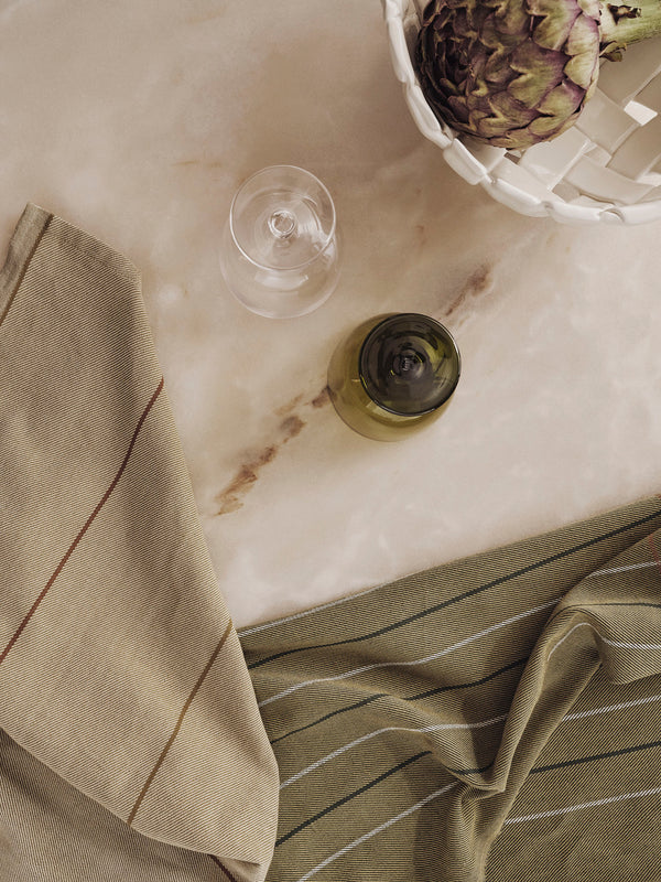 ferm LIVING Ito Tea Towel – Set of 2 – Seaweed / Flax