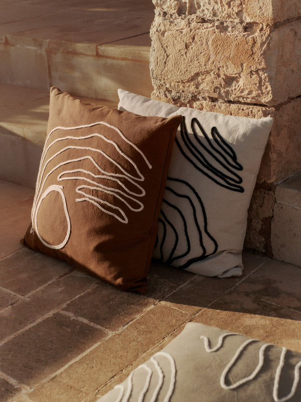 ferm LIVING Jot Cushion – Aged Gold