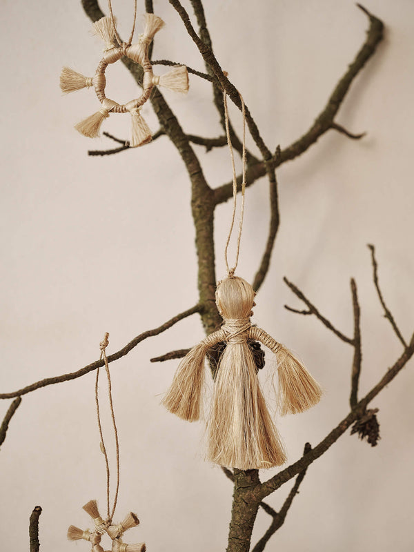 ferm LIVING Jute Stars – Set of 3 – Natural