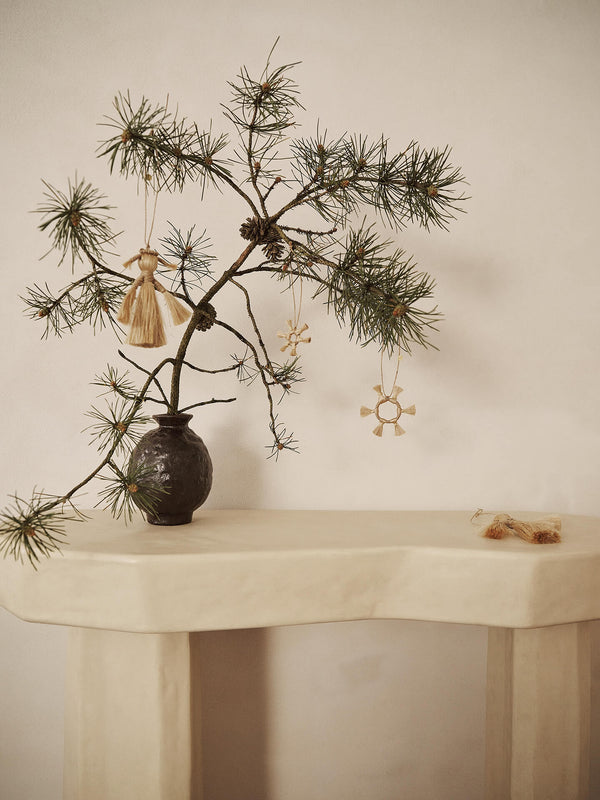 ferm LIVING Jute Stars – Set of 3 – Natural