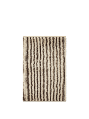 ferm LIVING Kami Knotted Rug 120 x 180 cm – Off-white / Coffee