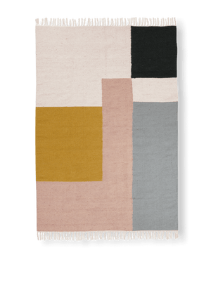 ferm LIVING Kelim Rug Large – Squares