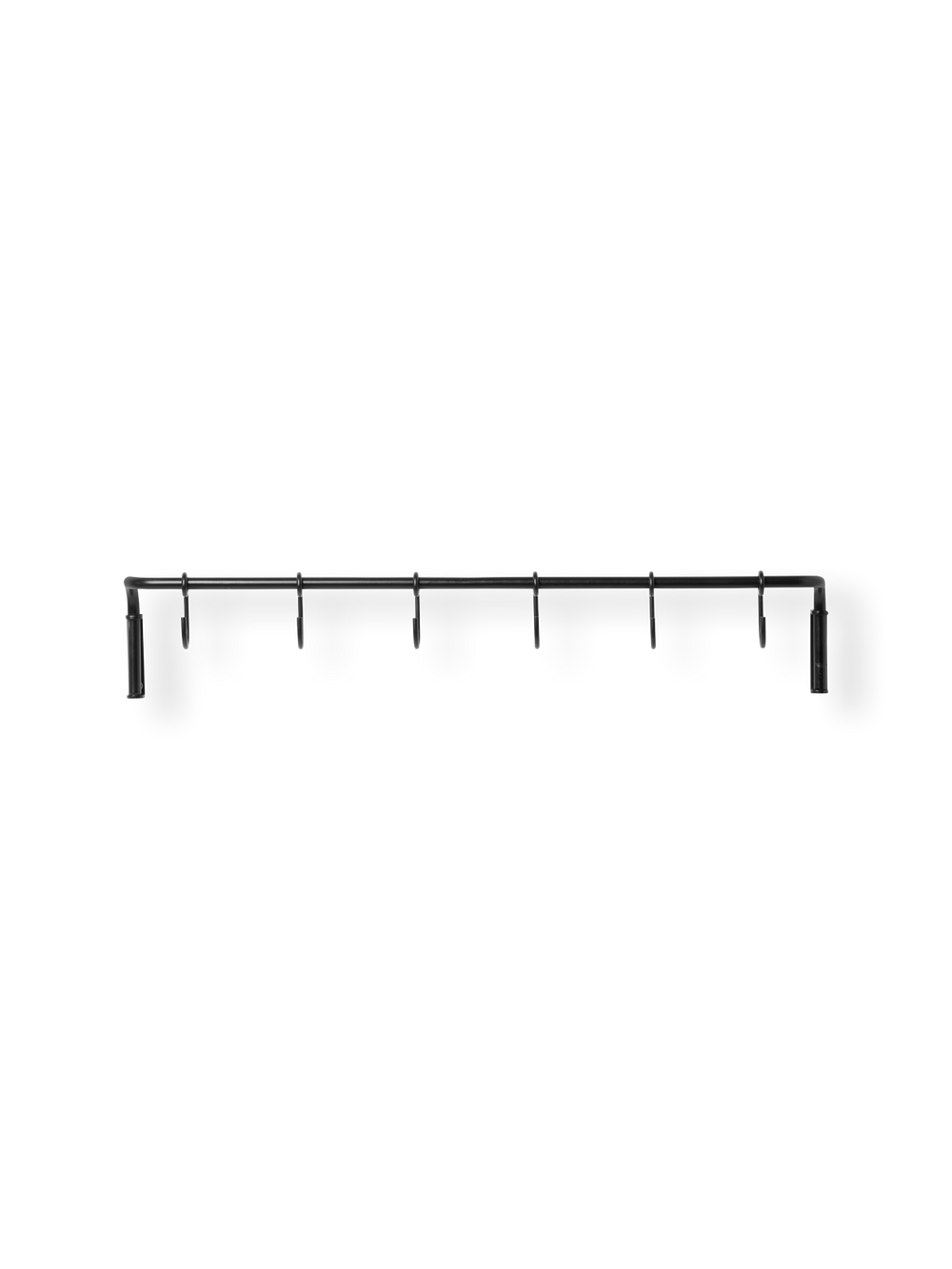 ferm LIVING Kitchen Rod incl. 6 Hooks – Black