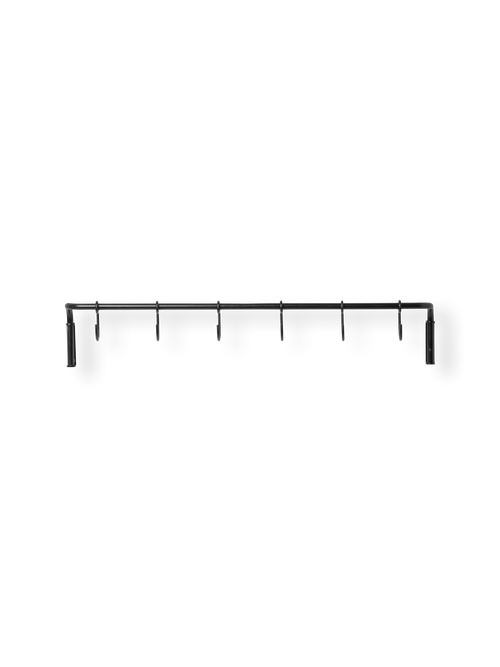 ferm LIVING Kitchen Rod incl. 6 Hooks – Black