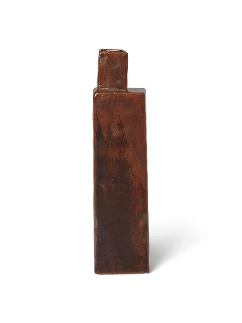 ferm LIVING Koa Vase H40 cm – Red Brown
