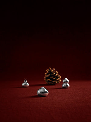 ferm LIVING Komo Mini Vases – Set of 3 – Silver