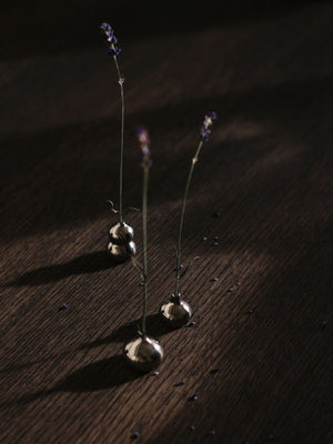 ferm LIVING Komo Mini Vases – Set of 3 – Silver