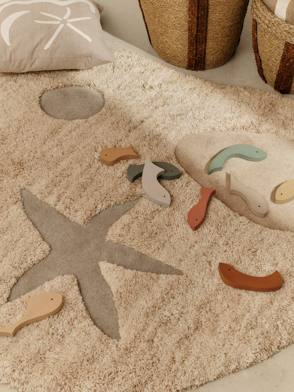 ferm LIVING Kove Tufted Rug – Off-white
