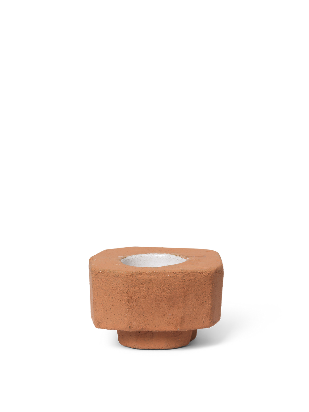 ferm LIVING Kurinu Candle Holder – Terracotta