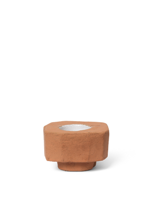 ferm LIVING Kurinu Candle Holder – Terracotta