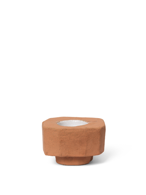 ferm LIVING Kurinu Candle Holder – Terracotta