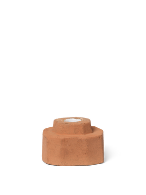 ferm LIVING Kurinu Candle Holder – Terracotta
