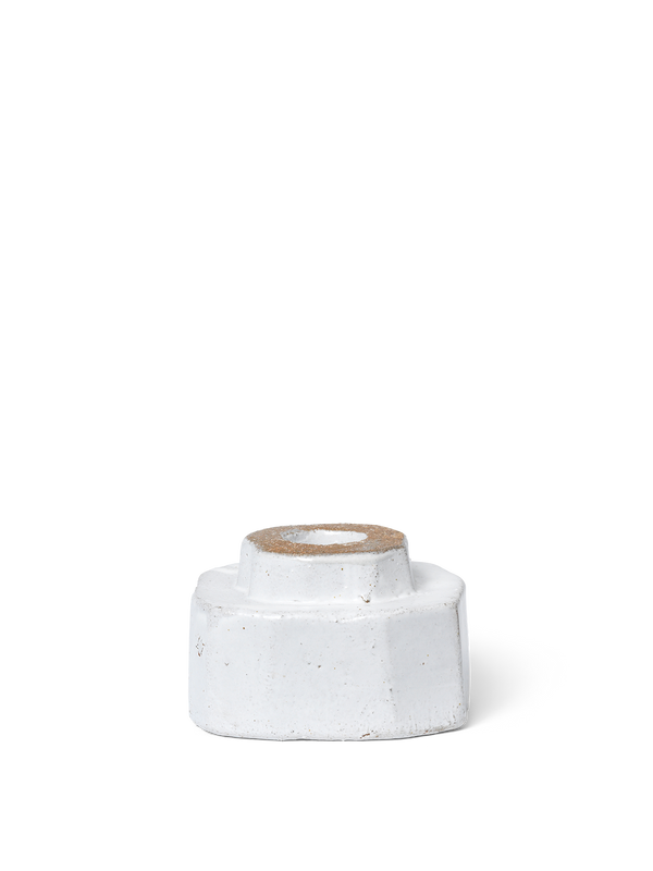 ferm LIVING Kurinu Candle Holder – White