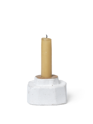 ferm LIVING Kurinu Candle Holder – White
