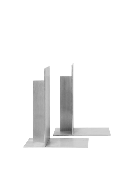 ferm LIVING Lager Bookends – Set of 2 – Aluminium