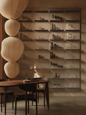 ferm LIVING Lager Wall Shelf Triple – Aluminium