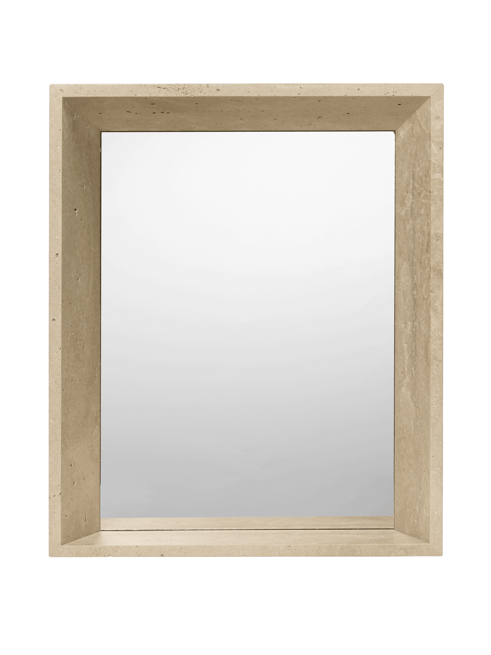 ferm LIVING Lancet Mirror – Travertine