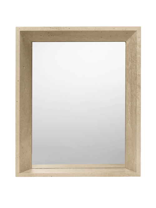 ferm LIVING Lancet Mirror – Travertine
