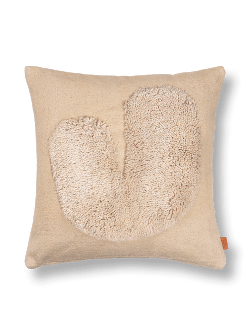 ferm LIVING Lay Cushion – Sand / Off-white
