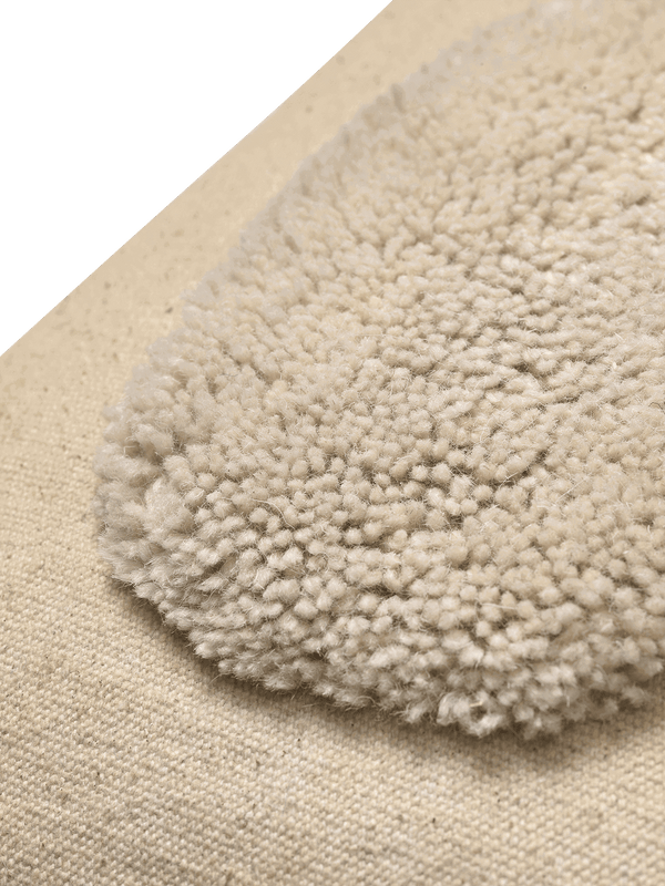 ferm LIVING Lay Cushion Cover – Sand / Off-white