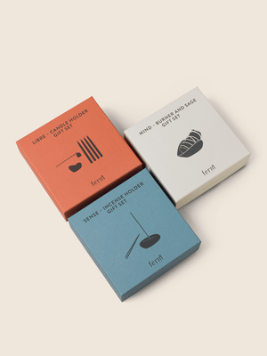 ferm LIVING Libre Candle Holder Gift Set – Mixed