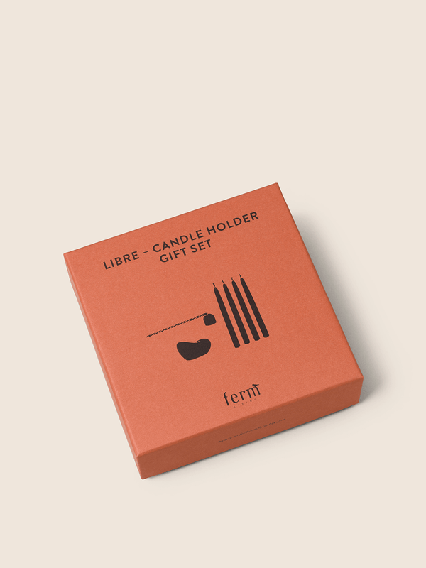 ferm LIVING Libre Candle Holder Gift Set – Mixed