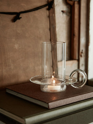 ferm LIVING Luce Candle Holder – Clear