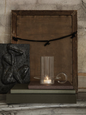 ferm LIVING Luce Candle Holder – Clear