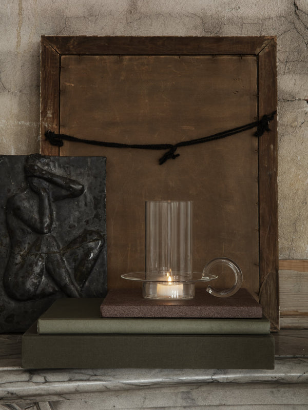 ferm LIVING Luce Candle Holder – Clear