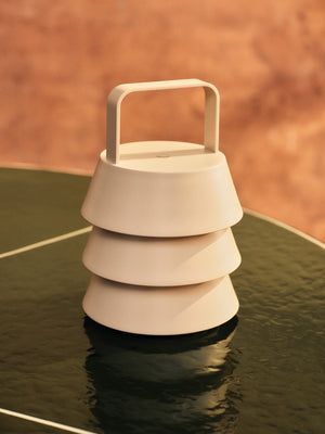 ferm LIVING Luver Portable Lamp – Cashmere
